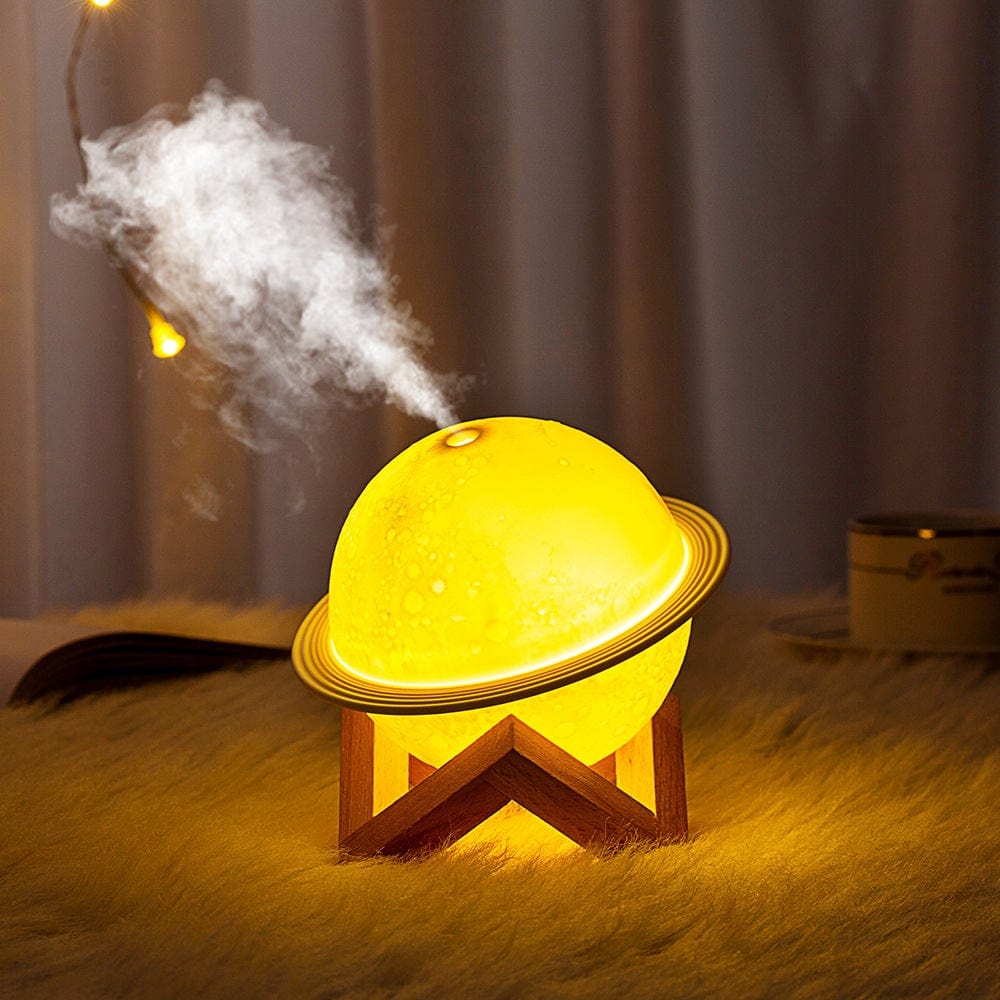 Moon Diffuser | Cool Mist Humidifier with Color-Changing LED Light | Aromatherapy for Relaxation and Sleep 0