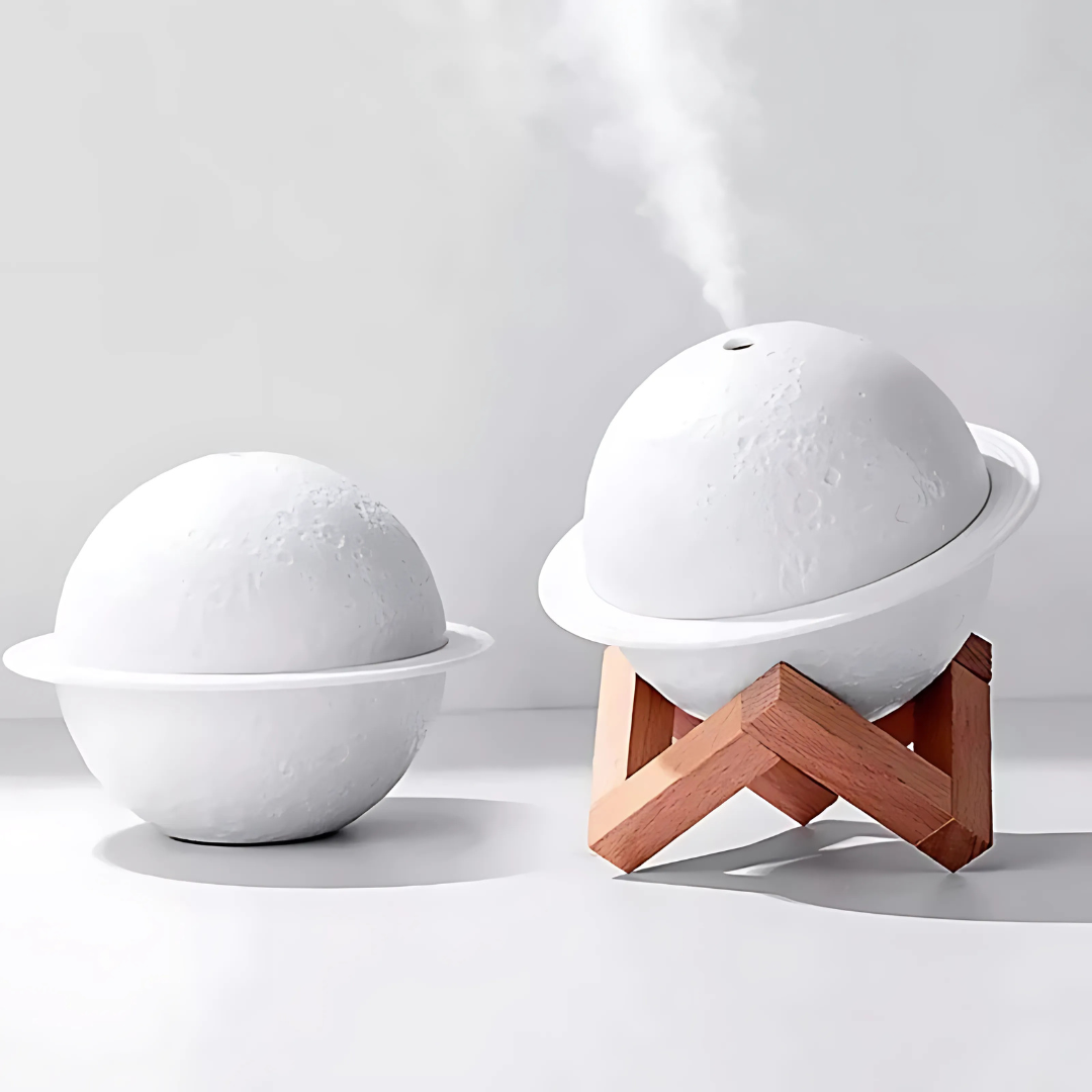 Moon Diffuser | Cool Mist Humidifier with Color-Changing LED Light | Aromatherapy for Relaxation and Sleep 4