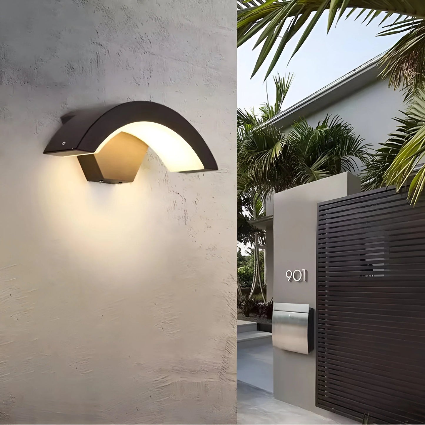 Motion Sensor Outdoor Wall Light | Energy-Saving Design & Weatherproof for Enhanced Safety 1