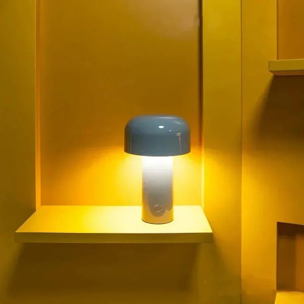 MushroomGlow | Charming Portable Battery Operated Table Lamp with USB Charging 5