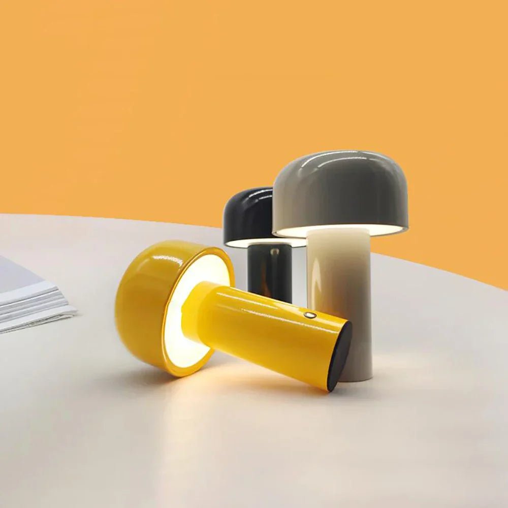 MushroomGlow | Charming Portable Battery Operated Table Lamp with USB Charging 7