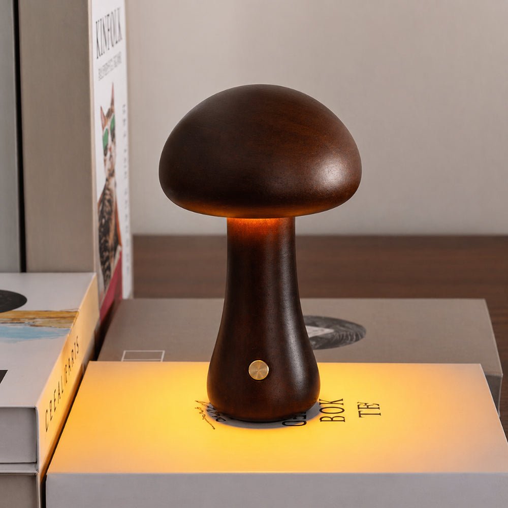 MushroomGlow | Eco-Friendly Portable Cordless Bedside Table Lamp 7