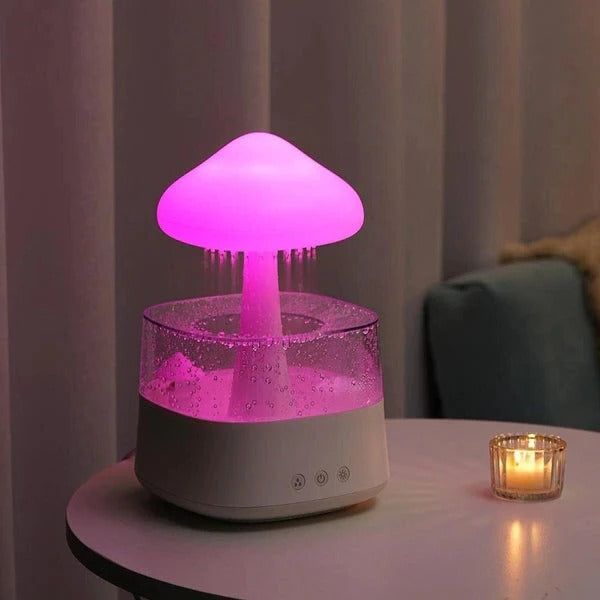 Mushroom | Cool Mist Humidifier with Night Light | Portable Air Humidifier for Better Sleep 1