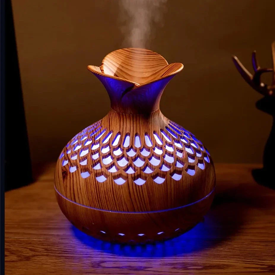 Natural Essence | Cool Mist Humidifier with Gradient Lighting | Quiet Operation for Relaxation 1