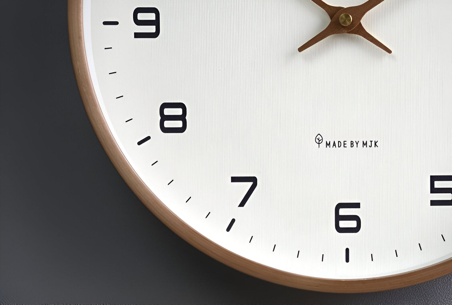 Nordic Collection | Modern Wall Clock with Silent Quartz Movement | Minimalist Wood Frame for Elegant Home Decor 7