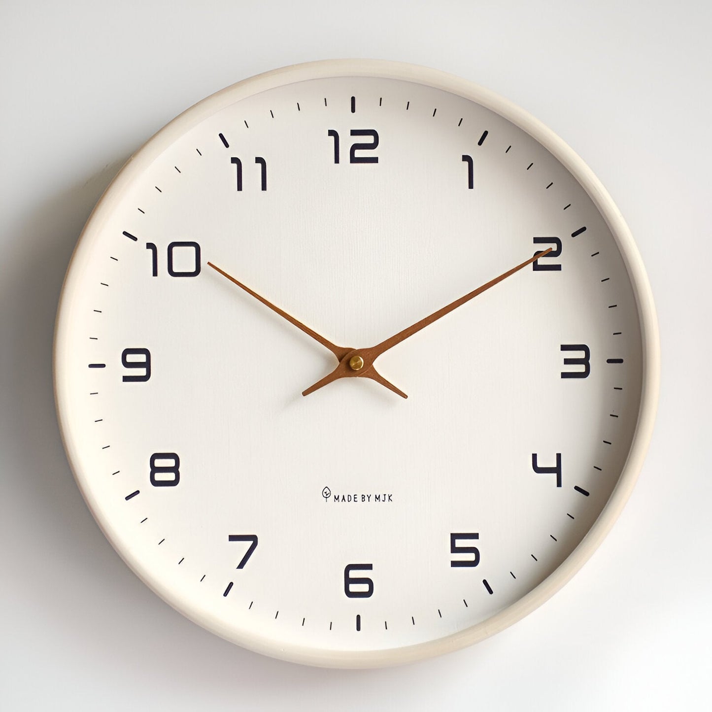 Nordic Collection | Modern Wall Clock with Silent Quartz Movement | Minimalist Wood Frame for Elegant Home Decor 8