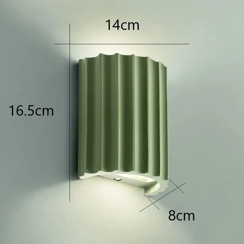 Nordic Modern | Wall Sconce Lighting with Sculptural Design & Ambient Glow | Stylish Wall Lamp for Home Décor 5