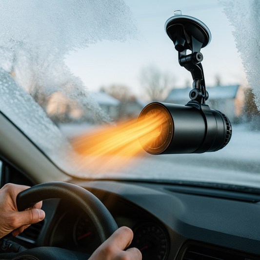 Portable Auto Heater | 12 Volt DC Heater with Adjustable Head | Fast Windshield Defroster for Winter Comfort 0