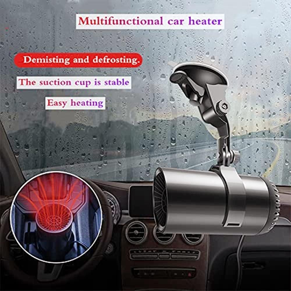 Portable Auto Heater | 12 Volt DC Heater with Adjustable Head | Fast Windshield Defroster for Winter Comfort 4