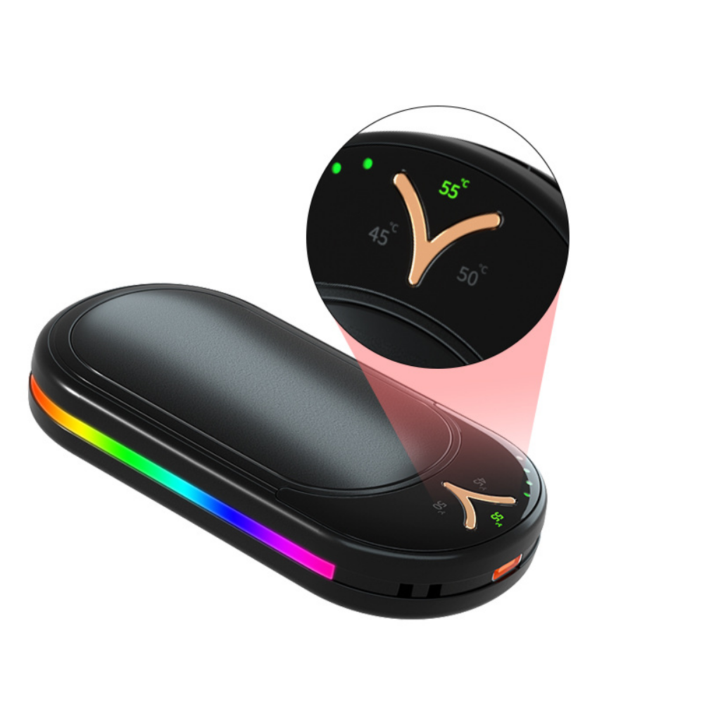 Portable Warmth | Rechargeable Hand Warmers Set with Dual Units | Compact Pocket Warmers for Consistent Heat 6