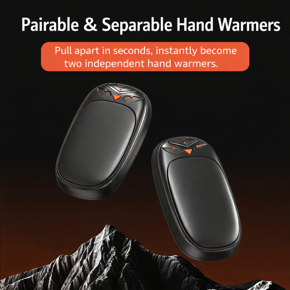 Rechargeable Hand Warmers | Dual Pocket Warmers with 20-Hour Battery Life | Portable Heating Solution for Cold Weather 2