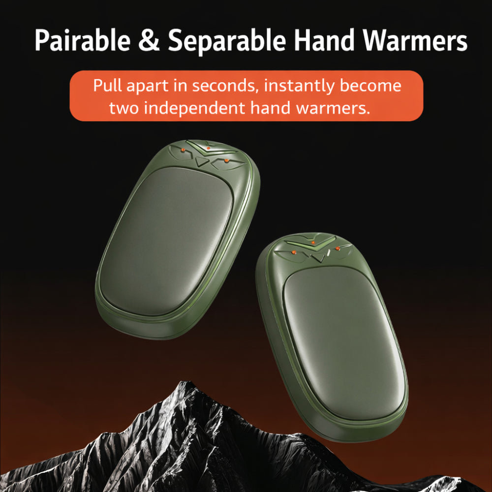 Rechargeable Hand Warmers | Dual Pocket Warmers with 20-Hour Battery Life | Portable Heating Solution for Cold Weather 6