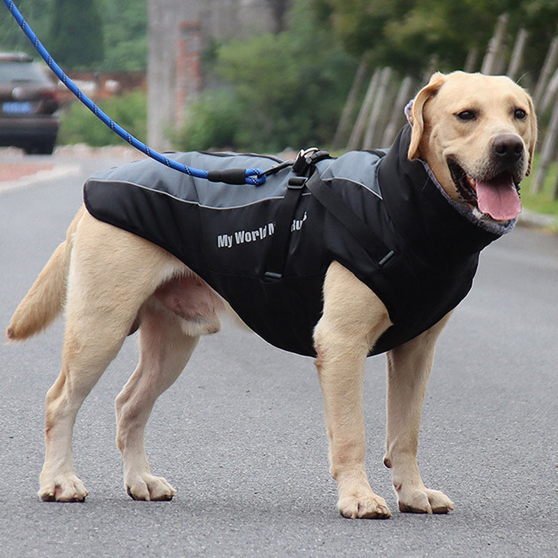 Reflective Dog Jacket | Waterproof Dog Coat with Built-in Harness | Enhanced Safety for Outdoor Adventures 3