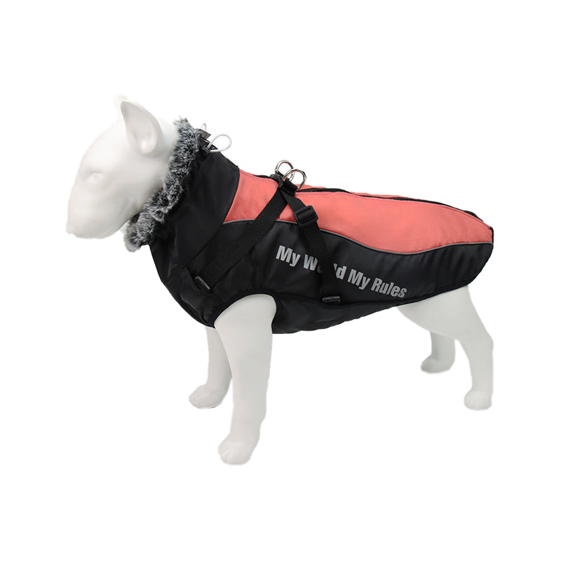 Reflective Dog Jacket | Waterproof Dog Coat with Built-in Harness | Enhanced Safety for Outdoor Adventures 9