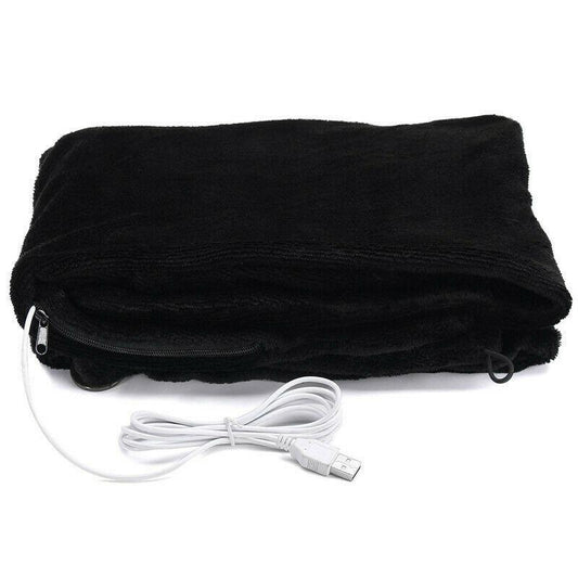 USB Heated Blanket | Electric Throw Blanket with Carbon Fiber for Cozy Comfort 0