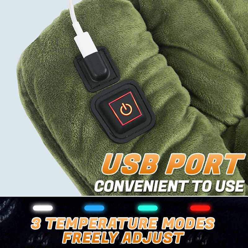 USB Heated Seat Cushion with Quick Heating Feature | Soft Plush for Instant Warmth in Cars and Offices 4