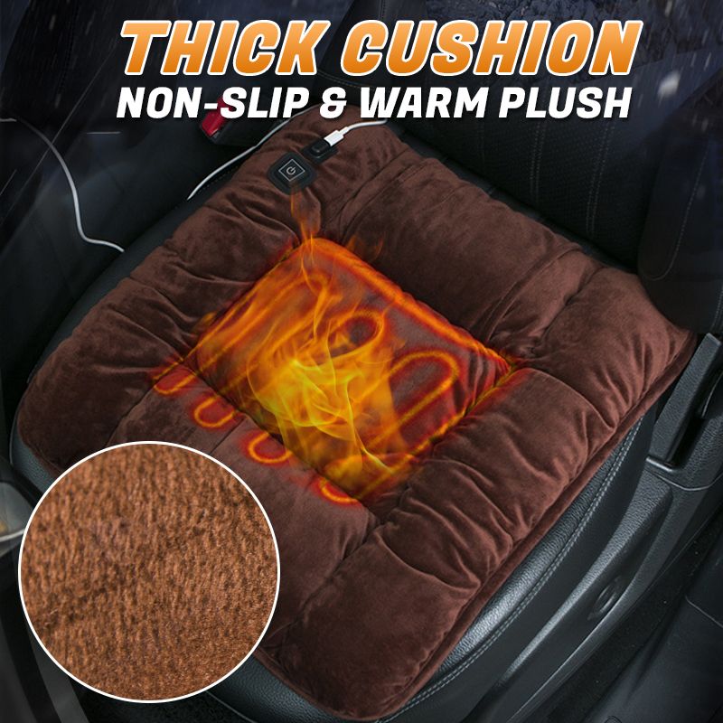 USB Heated Seat Cushion with Quick Heating Feature | Soft Plush for Instant Warmth in Cars and Offices 5