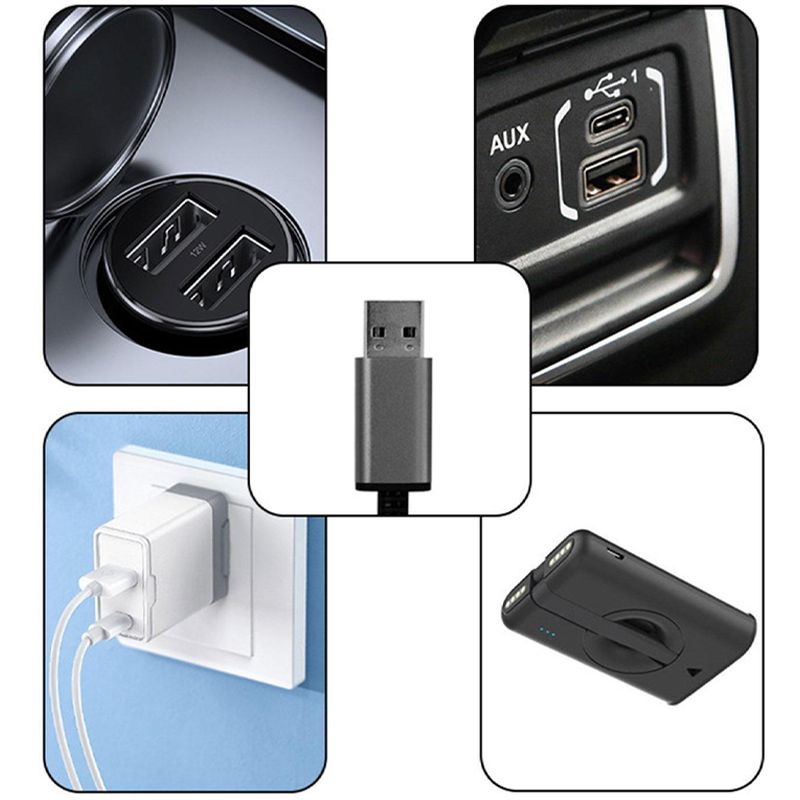 USB Heated Seat Cushion with Quick Heating Feature | Soft Plush for Instant Warmth in Cars and Offices 8