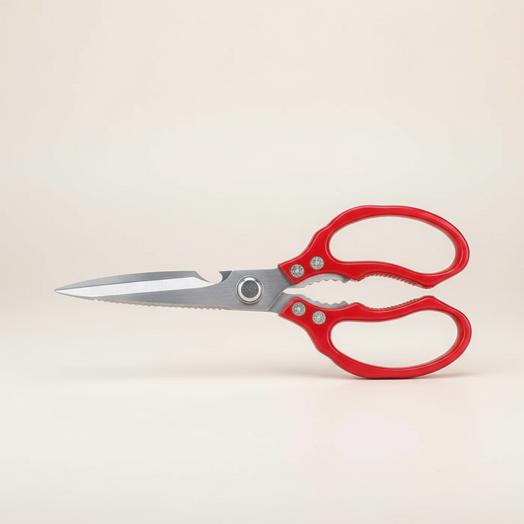 Ultimate Kitchen Scissors | Japanese Stainless Steel with Ergonomic Handle | Versatile Kitchen Shears for Effortless Cutting 0