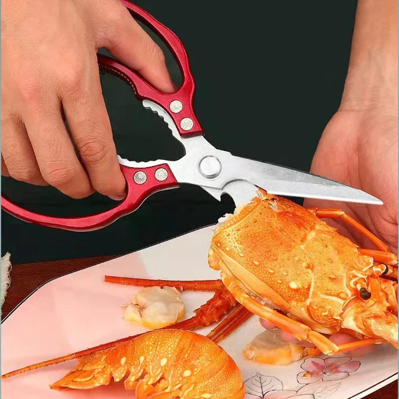 Ultimate Kitchen Scissors | Japanese Stainless Steel with Ergonomic Handle | Versatile Kitchen Shears for Effortless Cutting 2