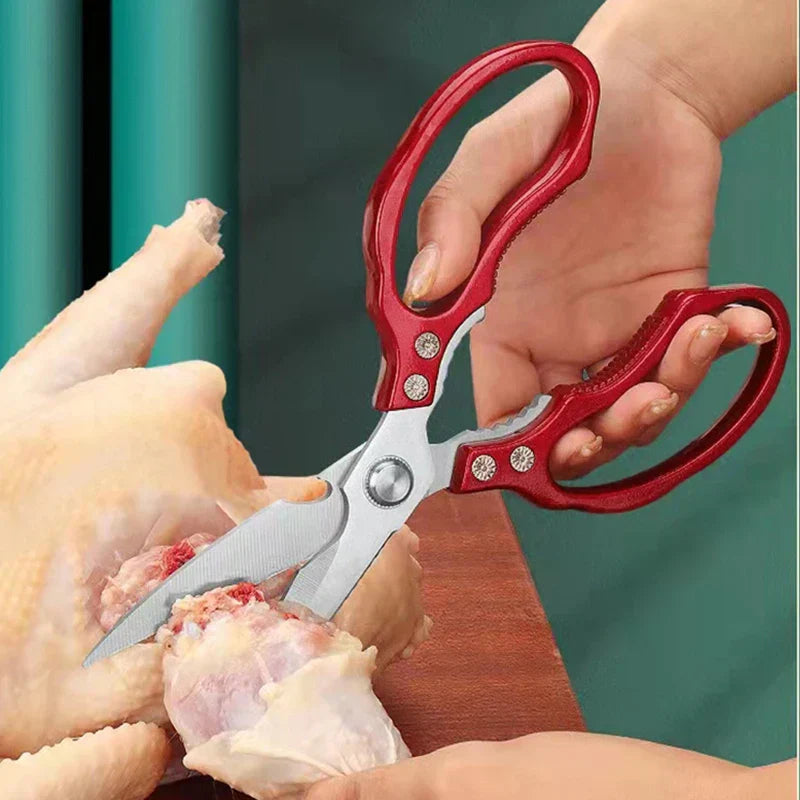 Ultimate Kitchen Scissors | Japanese Stainless Steel with Ergonomic Handle | Versatile Kitchen Shears for Effortless Cutting 3