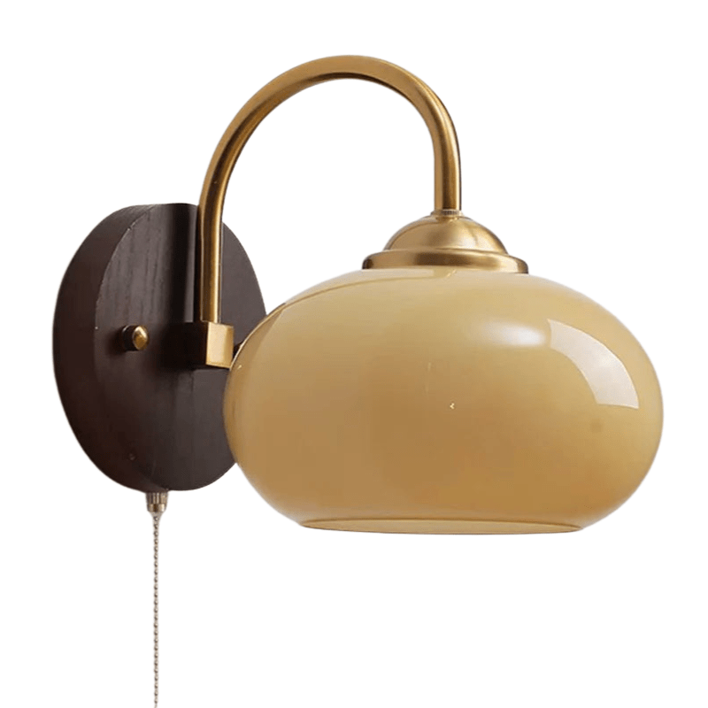 Vintara | Elegant Mid-Century Ash Wood Wall Sconce Light Fixture 1