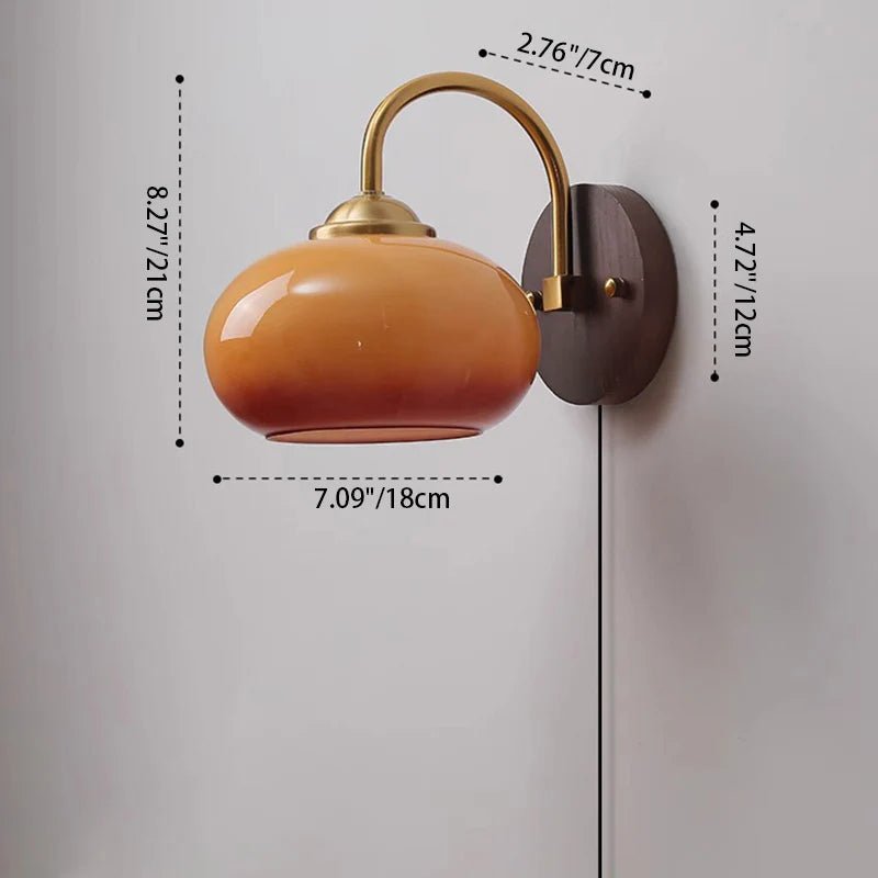 Vintara | Elegant Mid-Century Ash Wood Wall Sconce Light Fixture 4