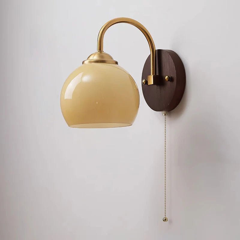 Vintara | Elegant Mid-Century Ash Wood Wall Sconce Light Fixture 9