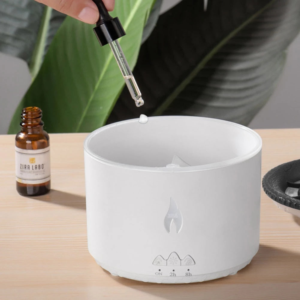 Volcano Fire | Ultrasonic Aroma Diffuser with Flame Effect & LED Lights | Stylish Humidifier for Relaxation 4