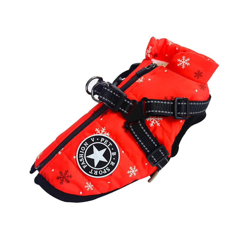 Winter Dog Jacket | Waterproof Dog Coat with Reflective Harness | Adjustable Fit for Comfort and Warmth 11
