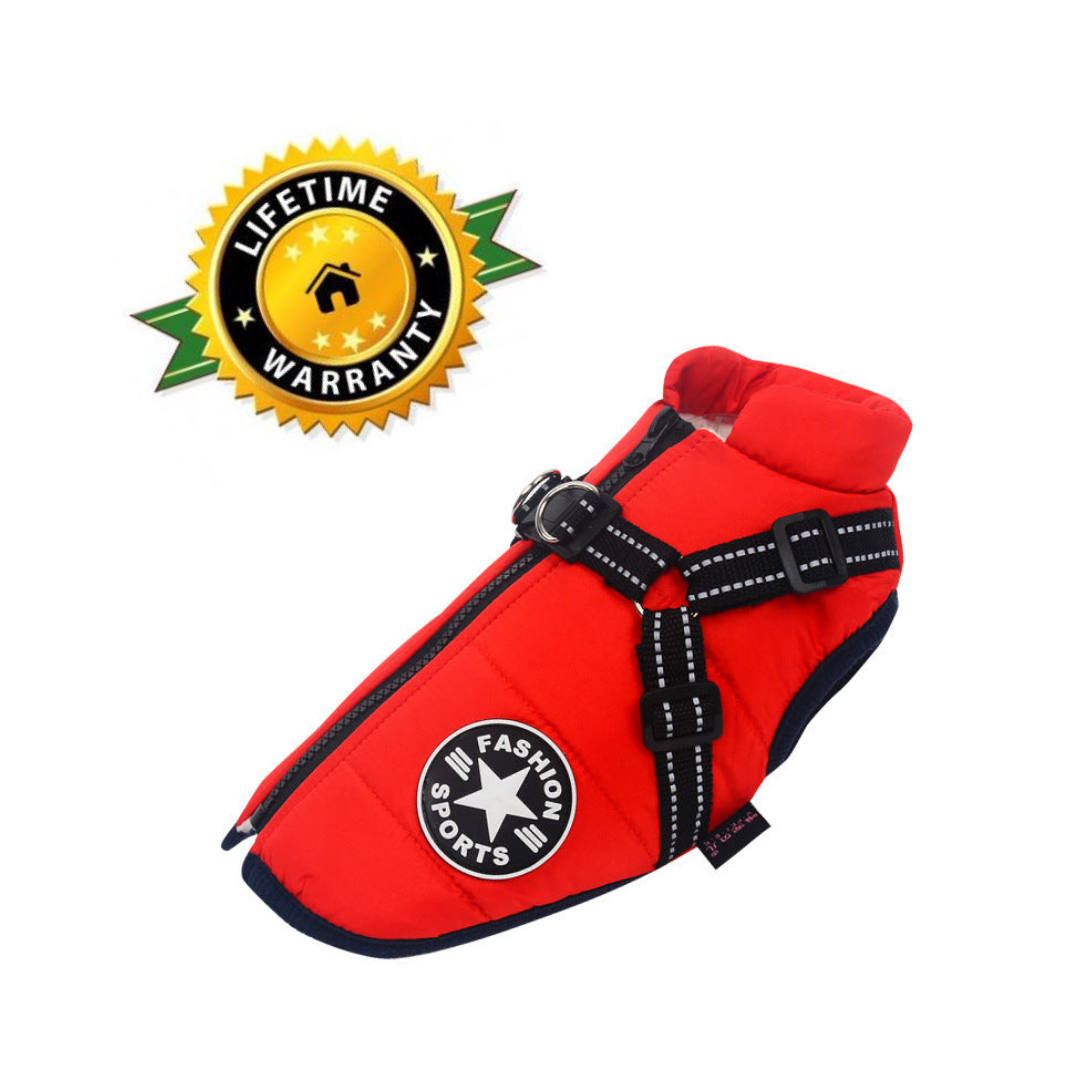 Winter Dog Jacket | Waterproof Dog Coat with Reflective Harness | Adjustable Fit for Comfort and Warmth 7