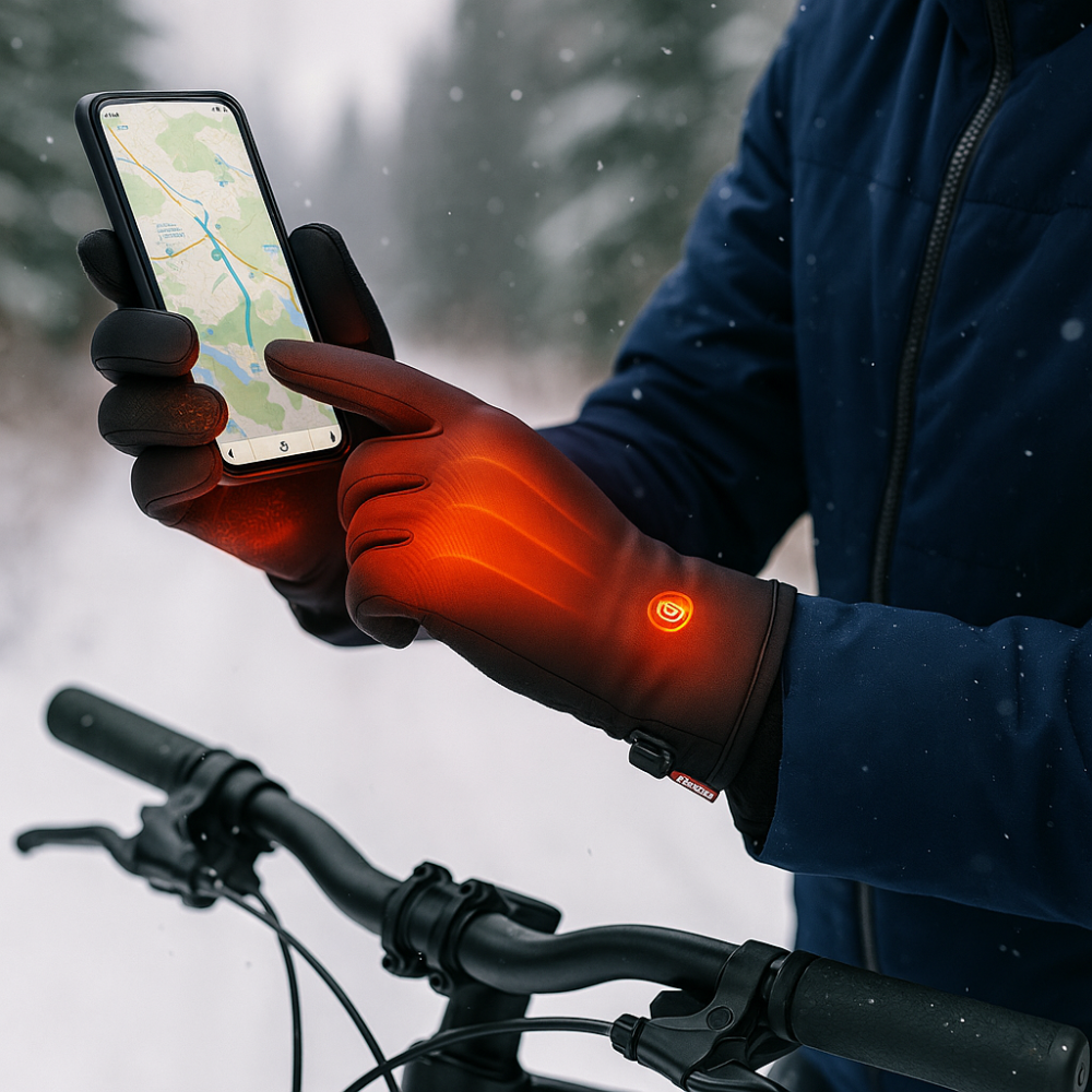 Winter Sport Collection | Heated Motorcycle Gloves with Touchscreen Functionality | Waterproof Design for Ultimate Winter Comfort 1