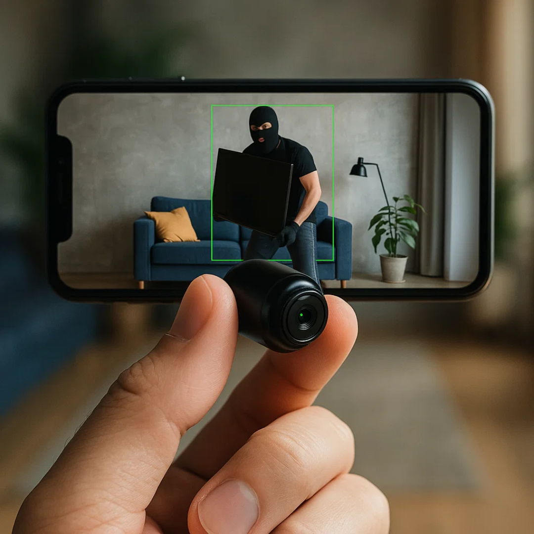 Wireless Security Camera | 1080P Mini Surveillance Camera with Night Vision | Discreet Monitoring for Enhanced Home Security 0