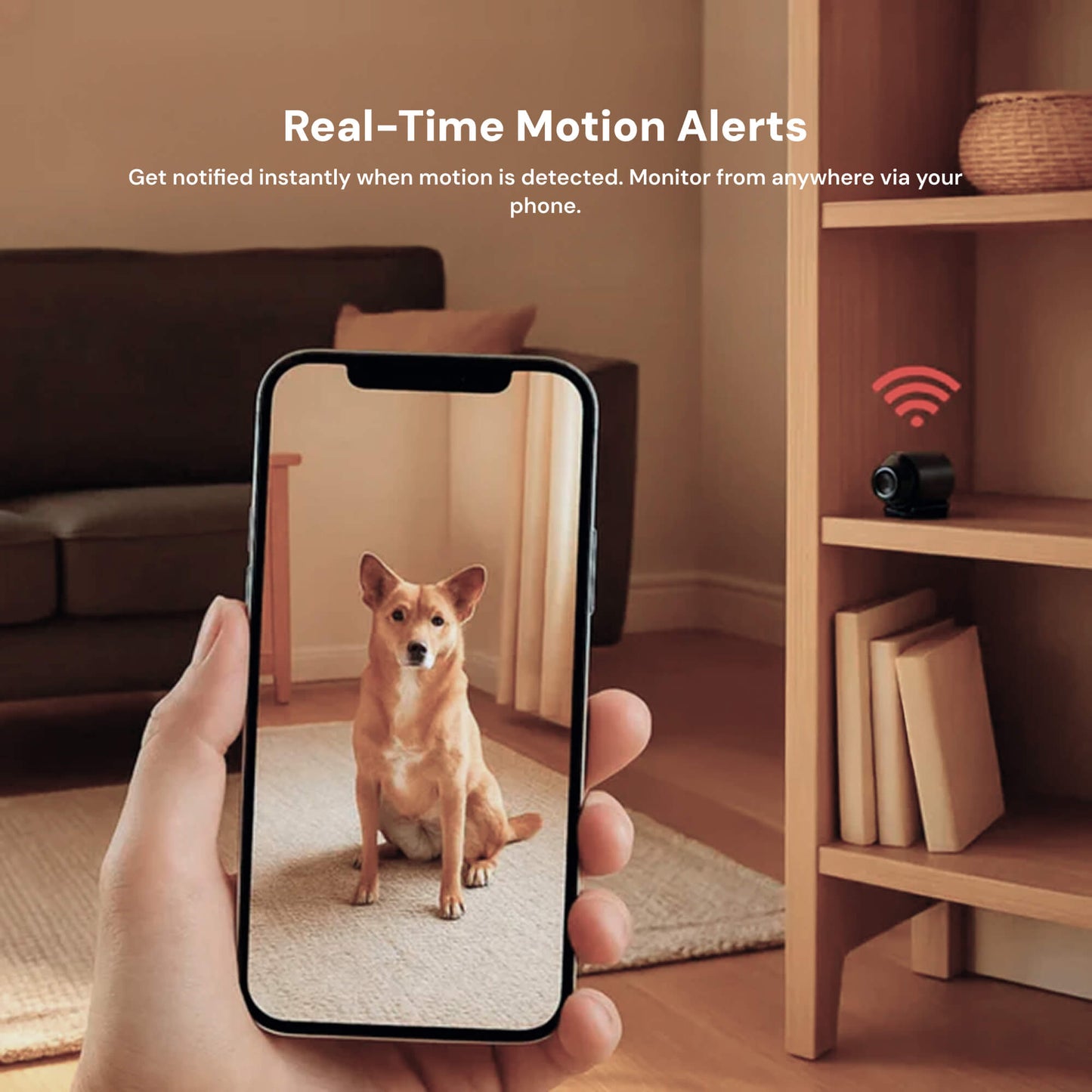 Wireless Security Camera | 1080P Mini Surveillance Camera with Night Vision | Discreet Monitoring for Enhanced Home Security 3